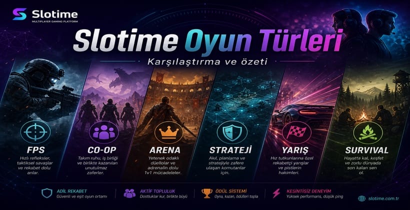 Slotime Oyun Türleri Karşılaştırmalı Rehber