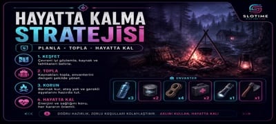 Slotime Hayatta Kalma Oyunları Strateji Rehberi